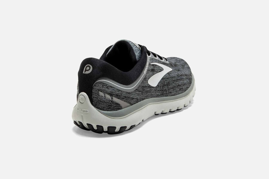 Brooks Running Shoes - Pureflow 7 Road Womens - Grey - WVU-470613